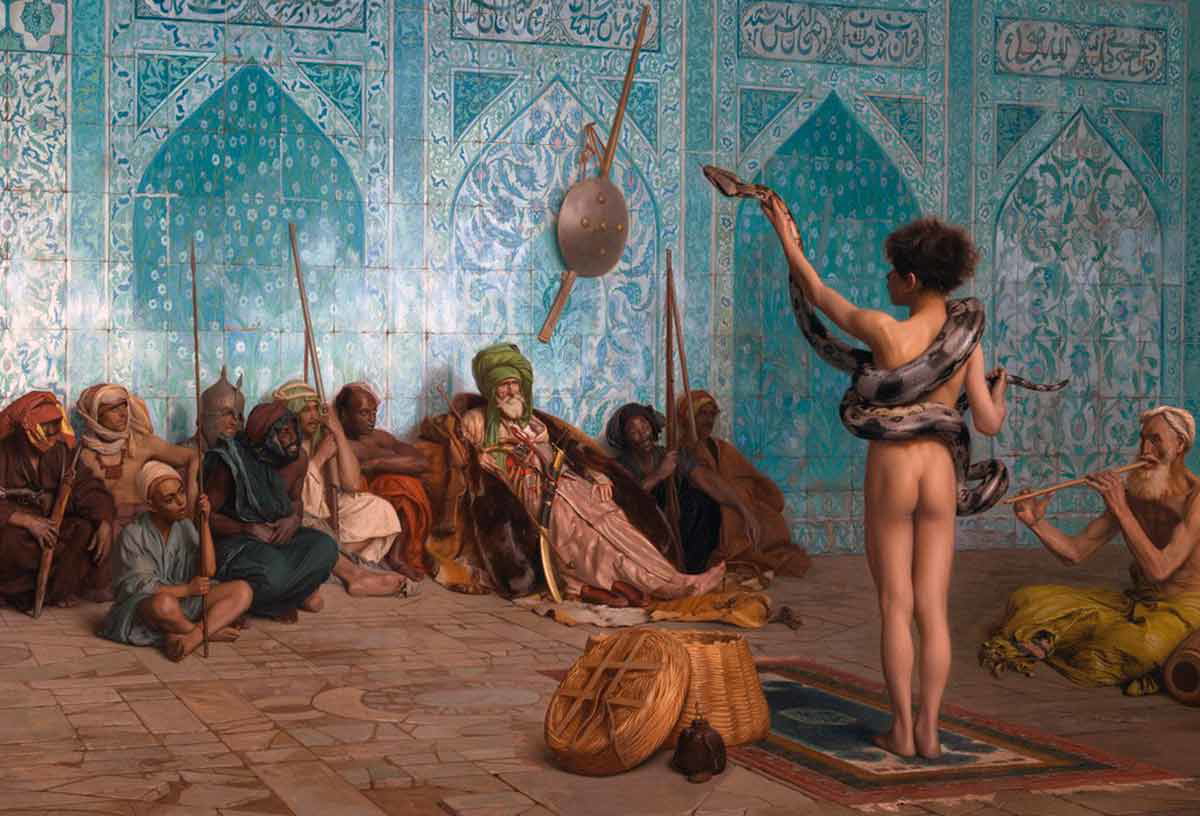 gerome snake charmer