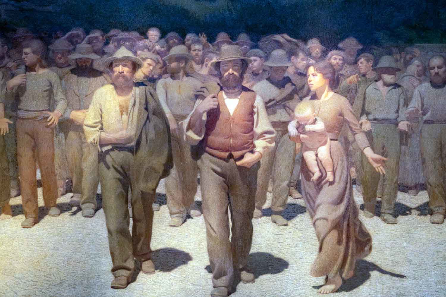 giuseppe pellizza da volpedo fourth estate painting
