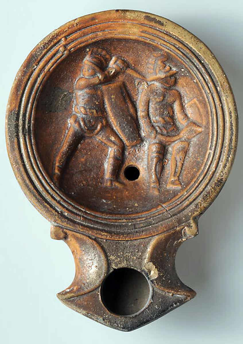 gladiator oil lamp