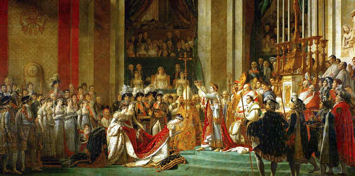 jacques louis david coronation of napoleon painting