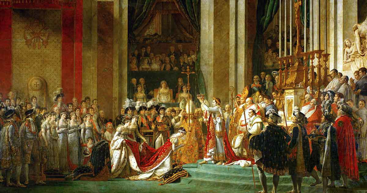 jacques louis david the coronation of napoleon