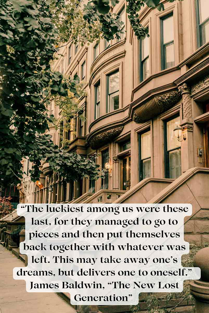 james baldwin new lost generation quote