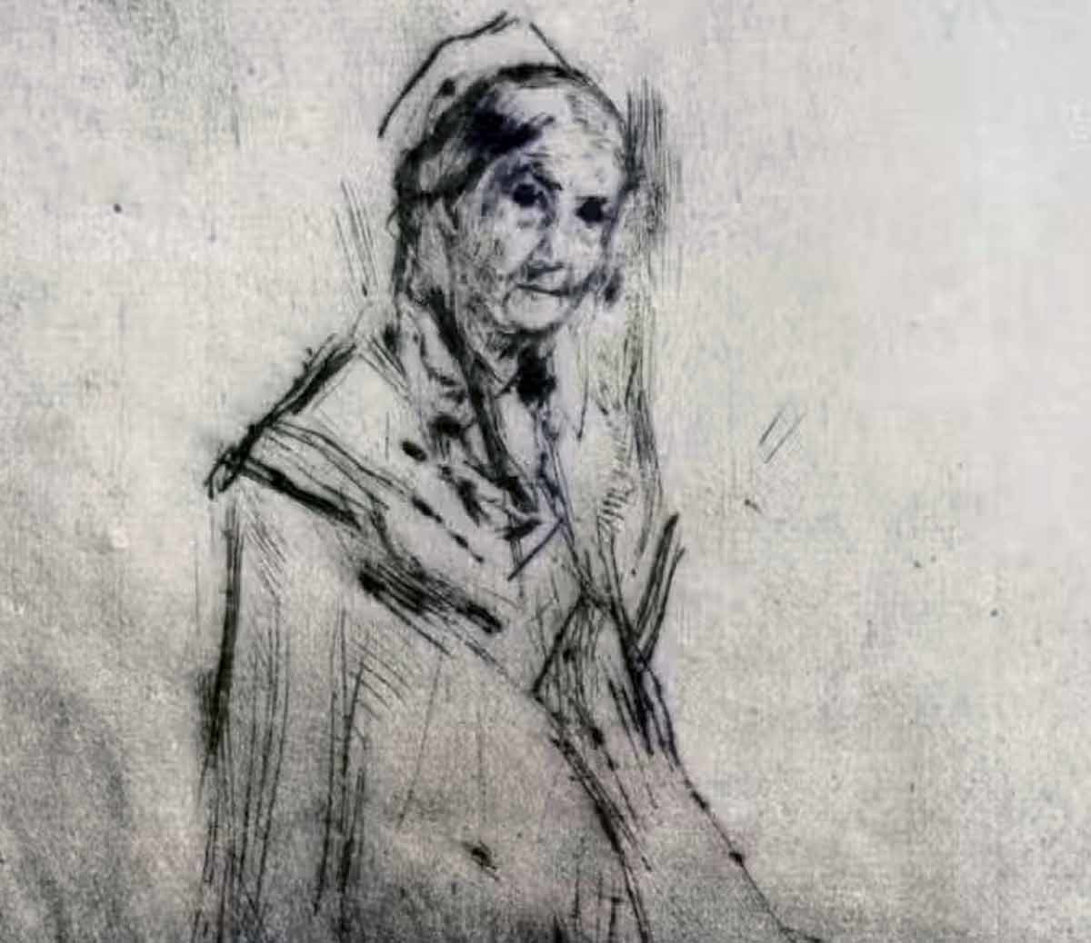 james mcneill whistler mother sketch