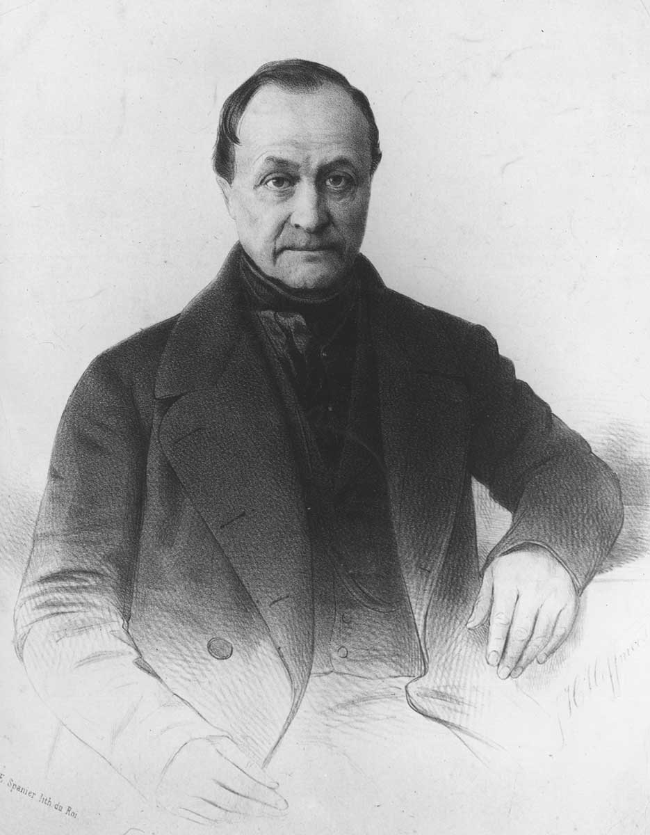 johan hendrik hoffmeister auguste comte portrait