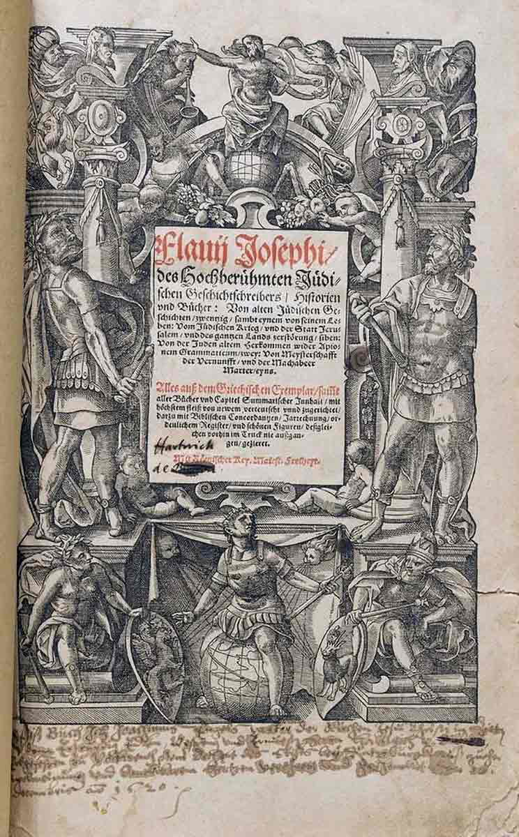 josephus strassburg frontispiece