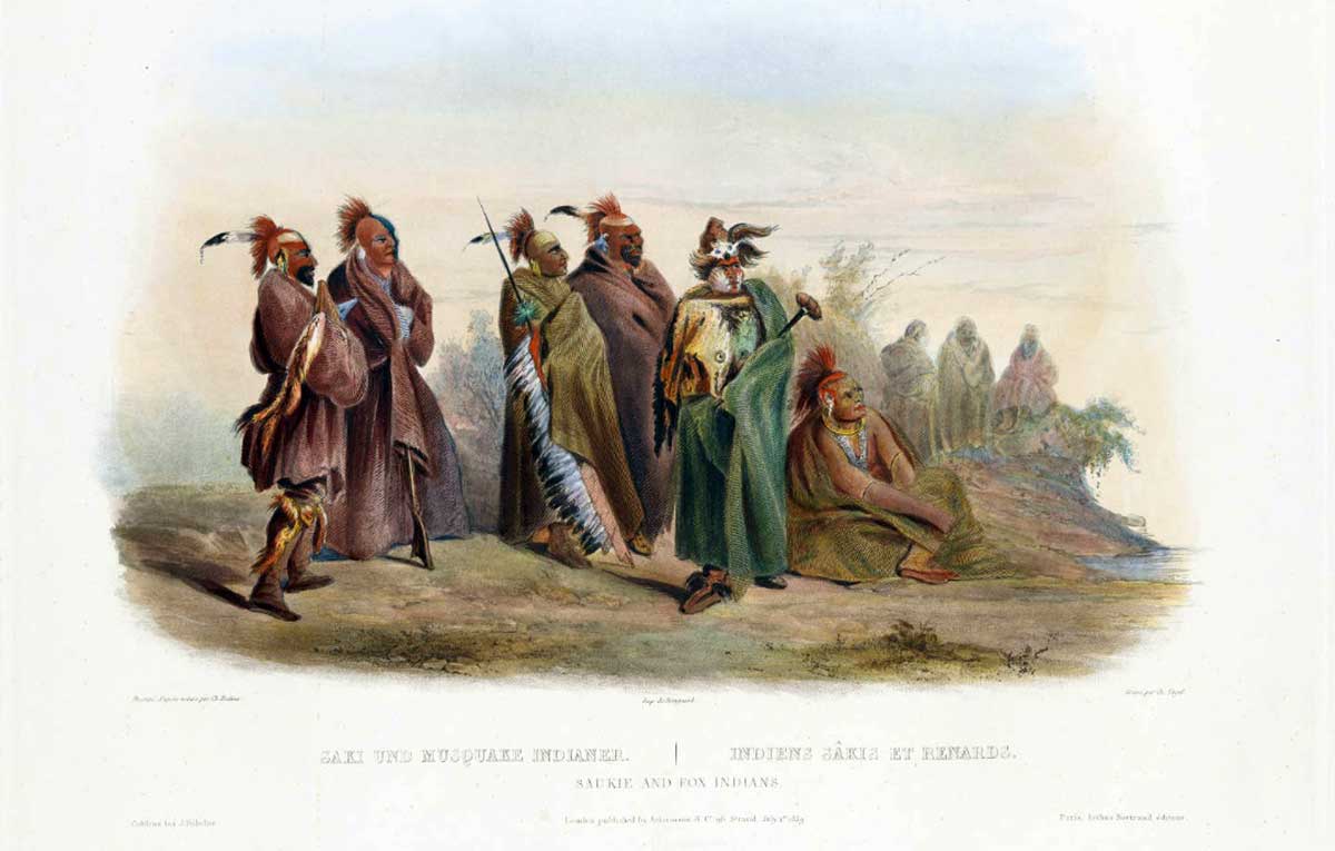 karl bodmer saukie and fox indians