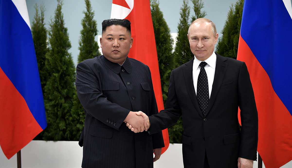 kim jong un and vladimir putin