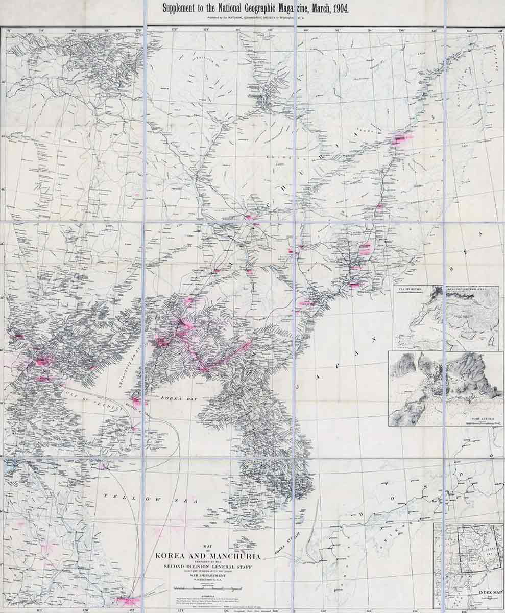 korea manchuria map