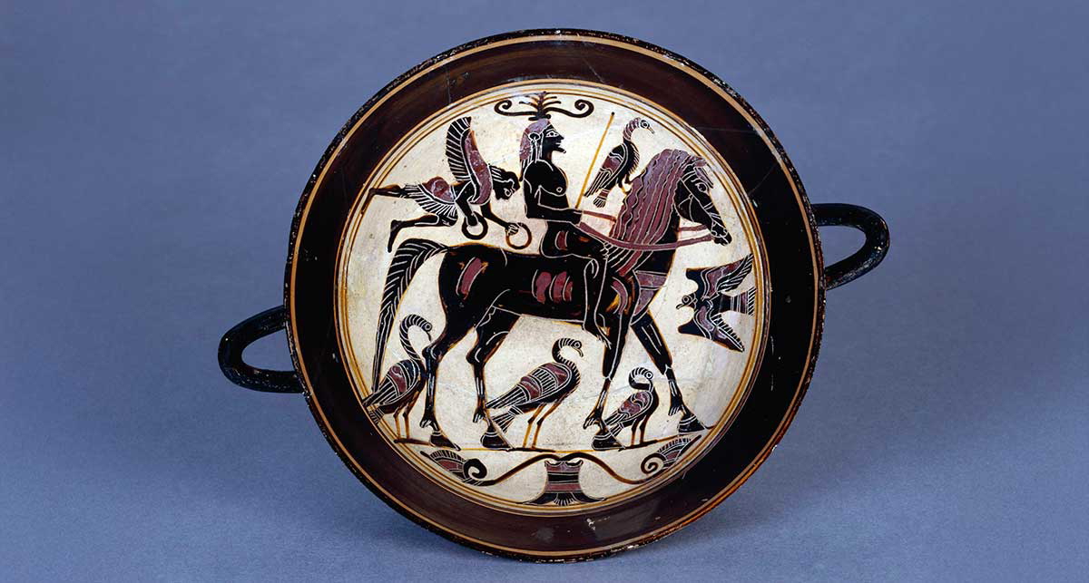 kylix nike wreath horseman