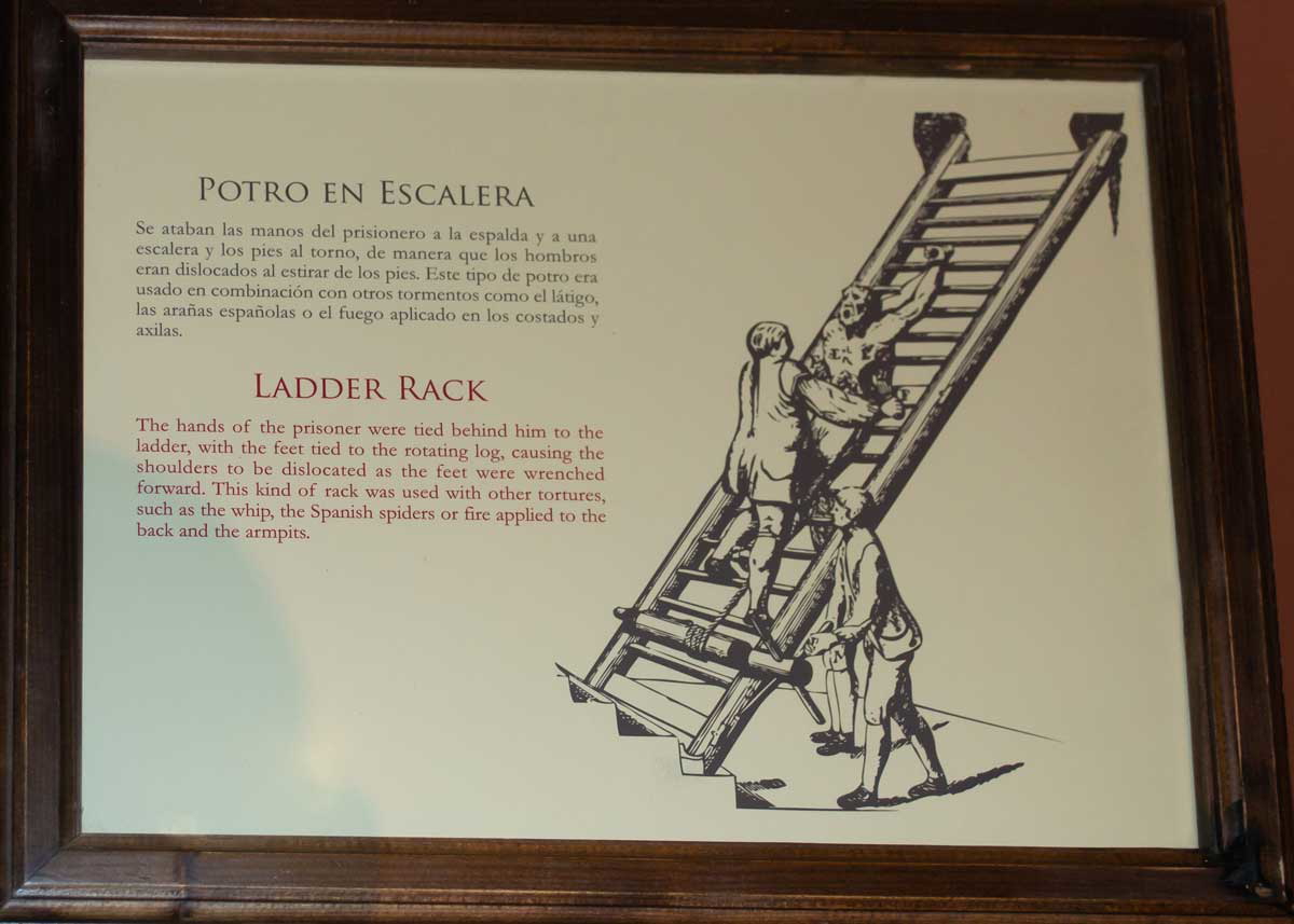 ladder rack demonstration spanish inquisition