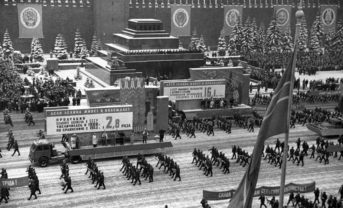 lenins tomb parade