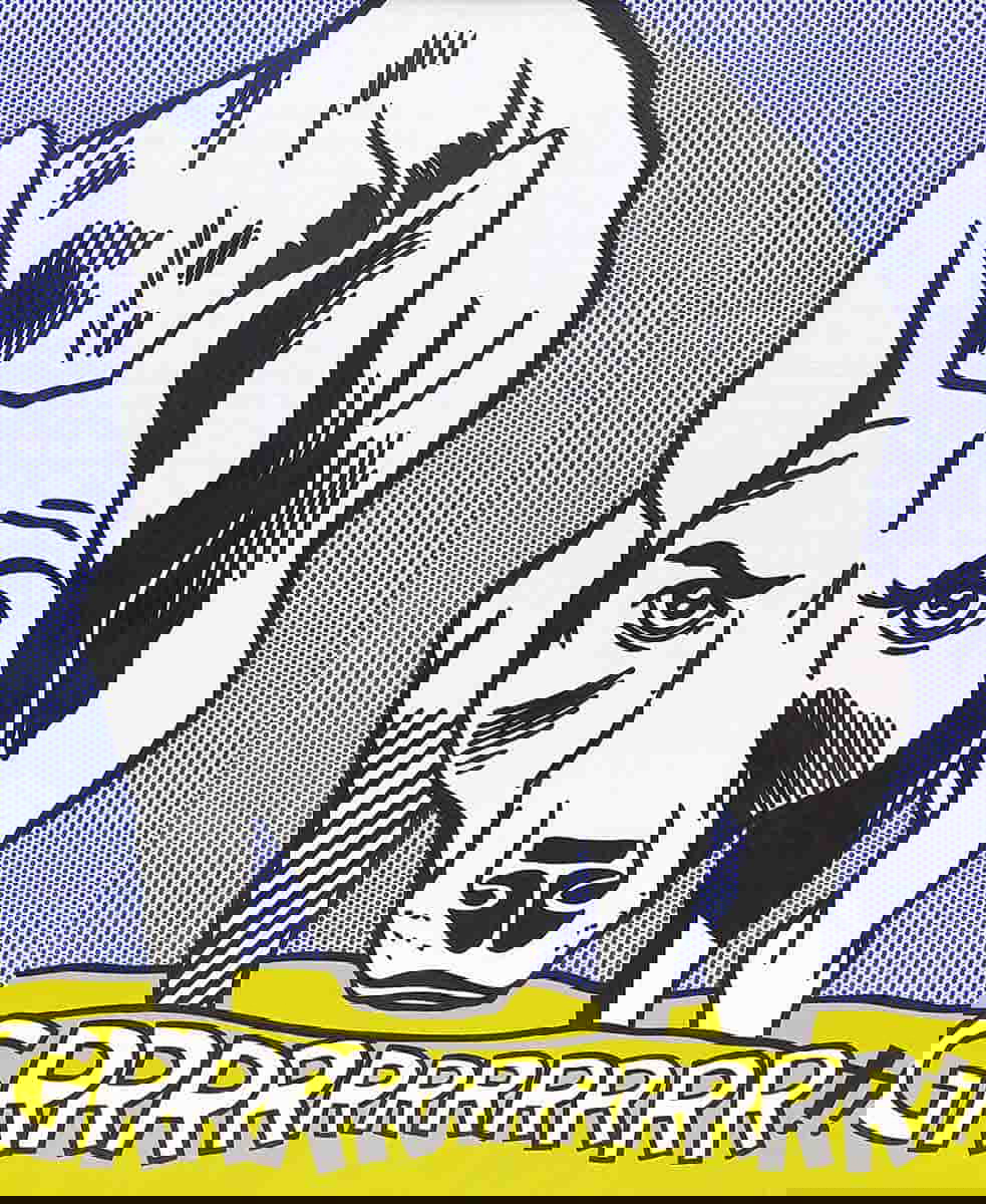 lichtenstein grrr painting