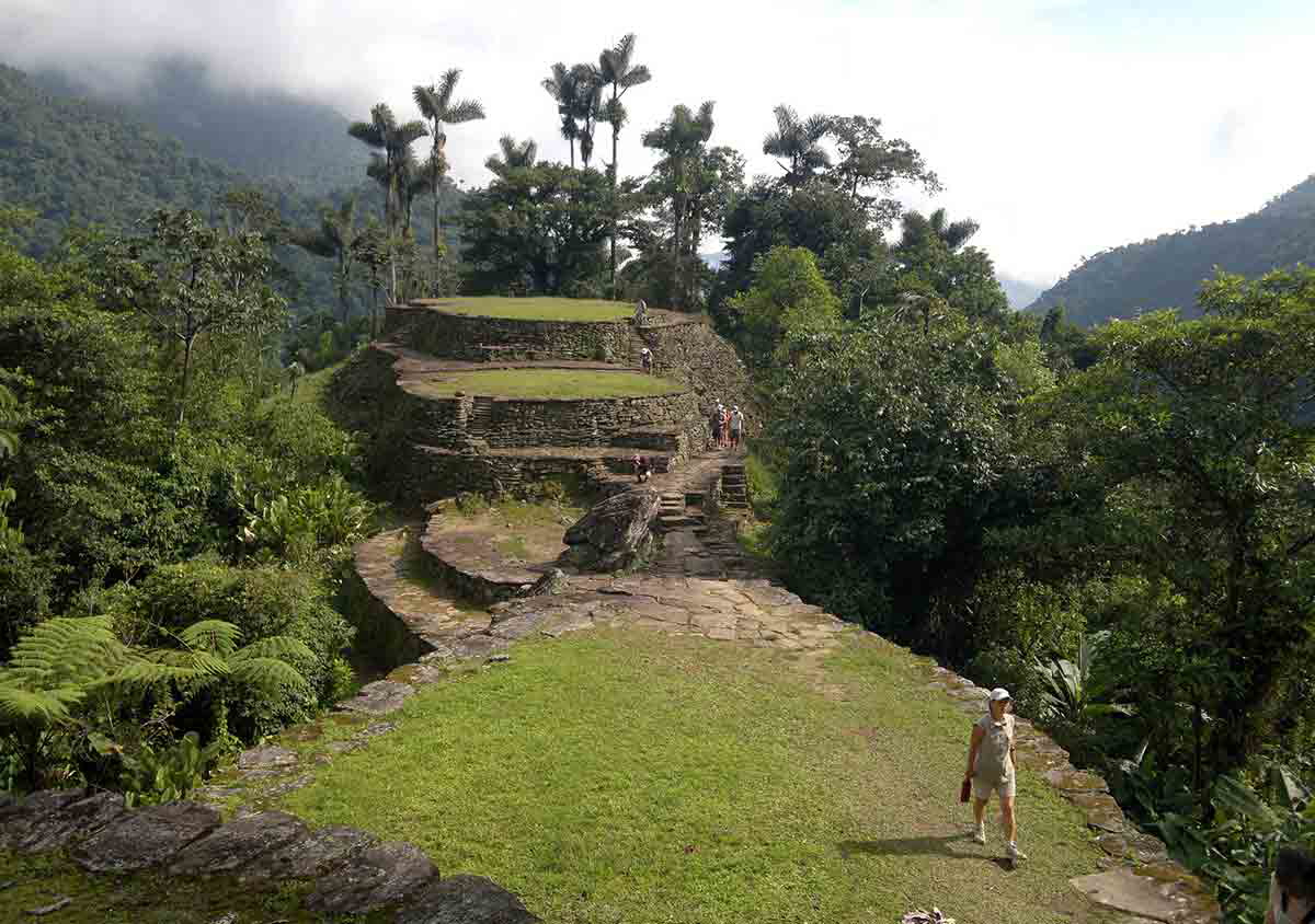 lost city colombia panoramic view