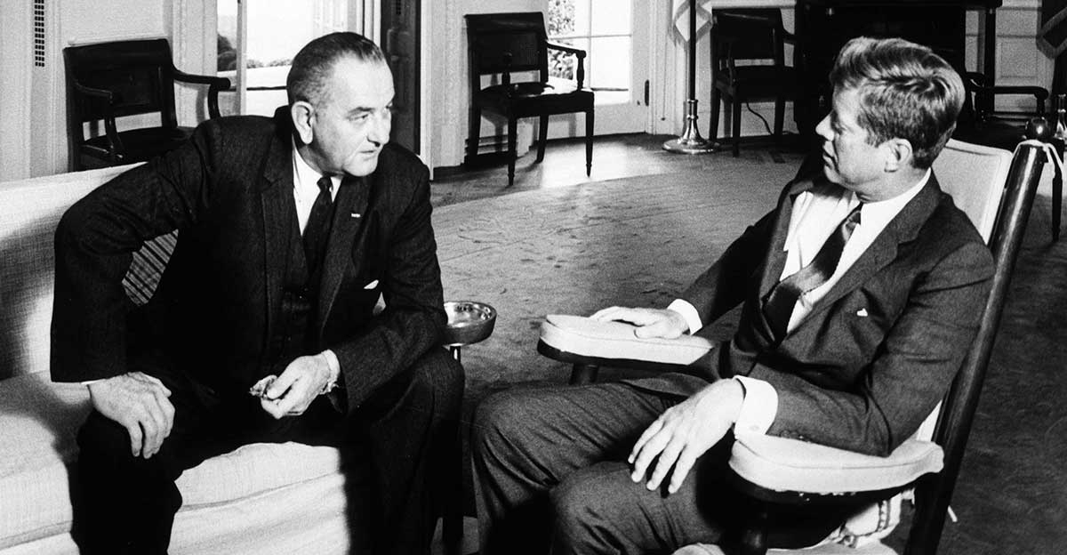 lyndon johnson vice president jfk
