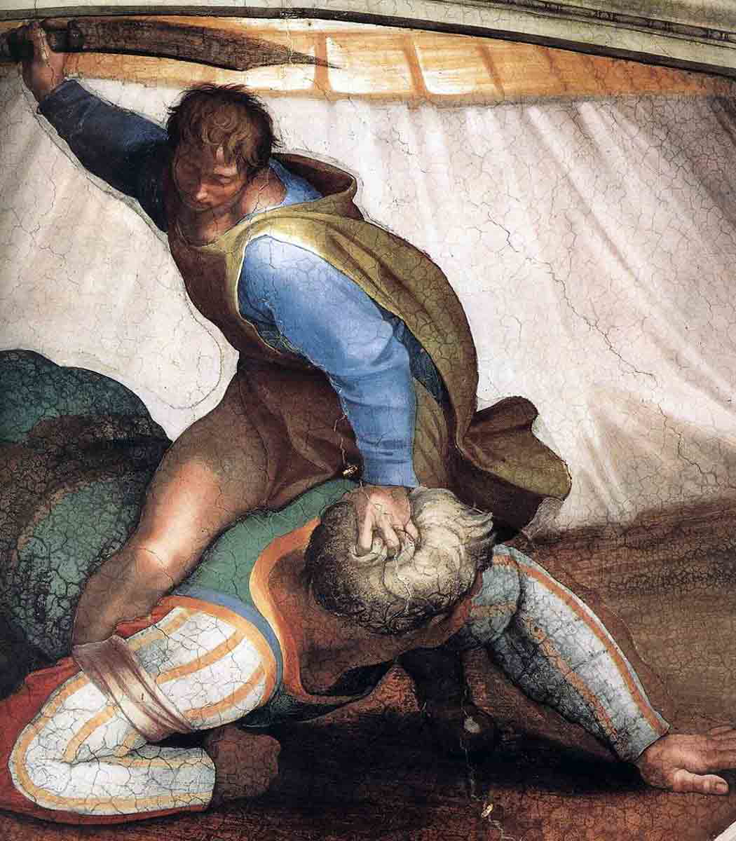 michelangelo david and goliath