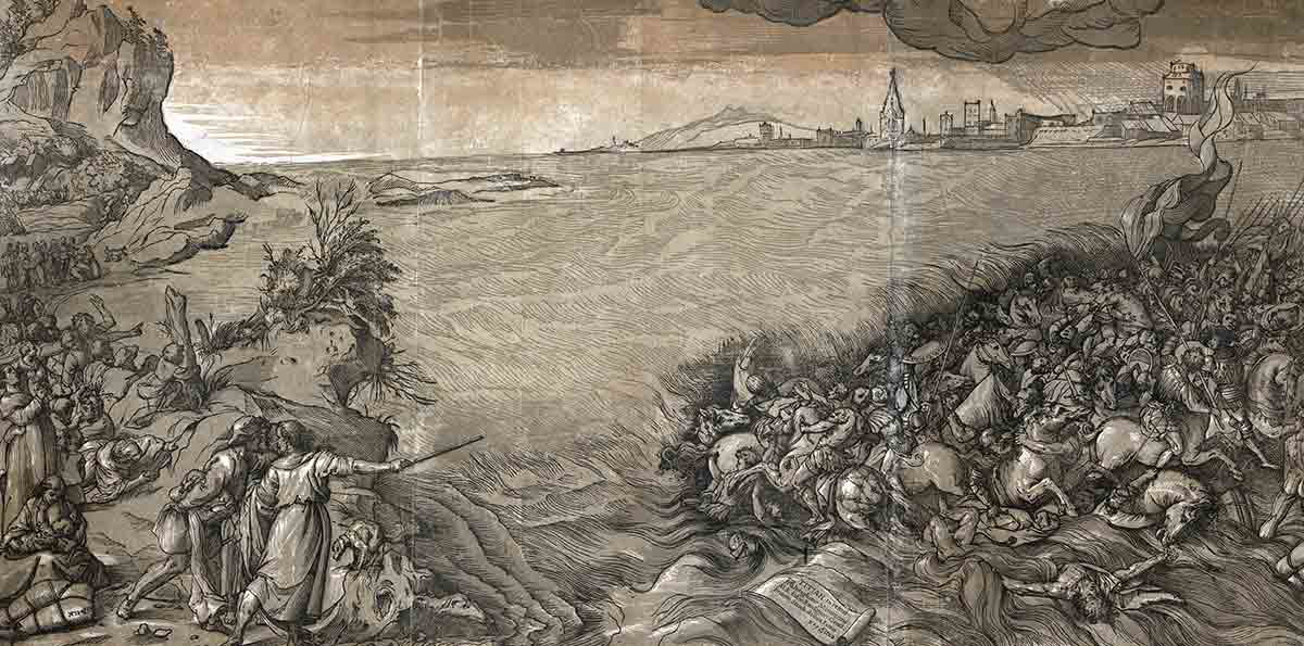 moses crosses red sea
