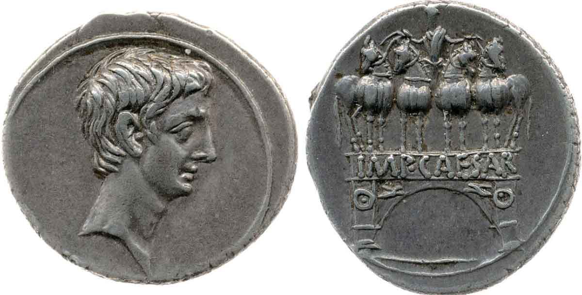 octavian coin bm