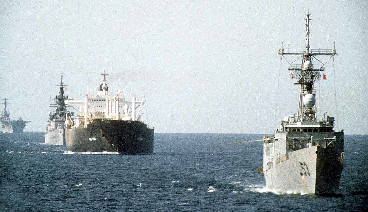oil tanker escort iran iraq war