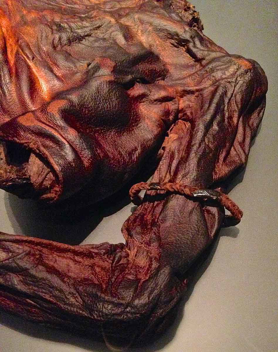 old croghan man close up