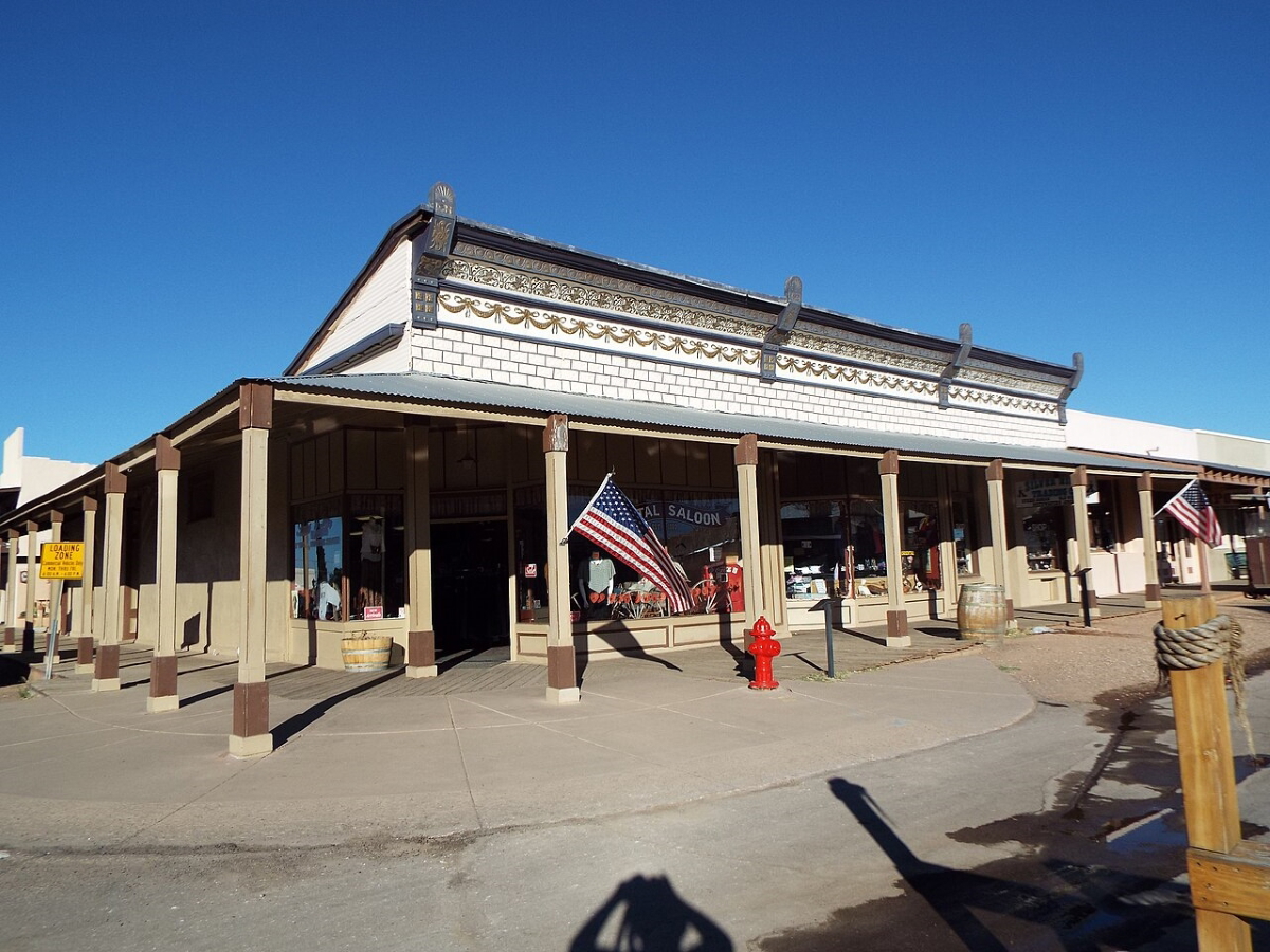 oriental saloon building tombstone historic district