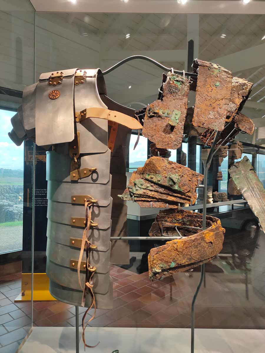 remains lorica segmentata armor of god
