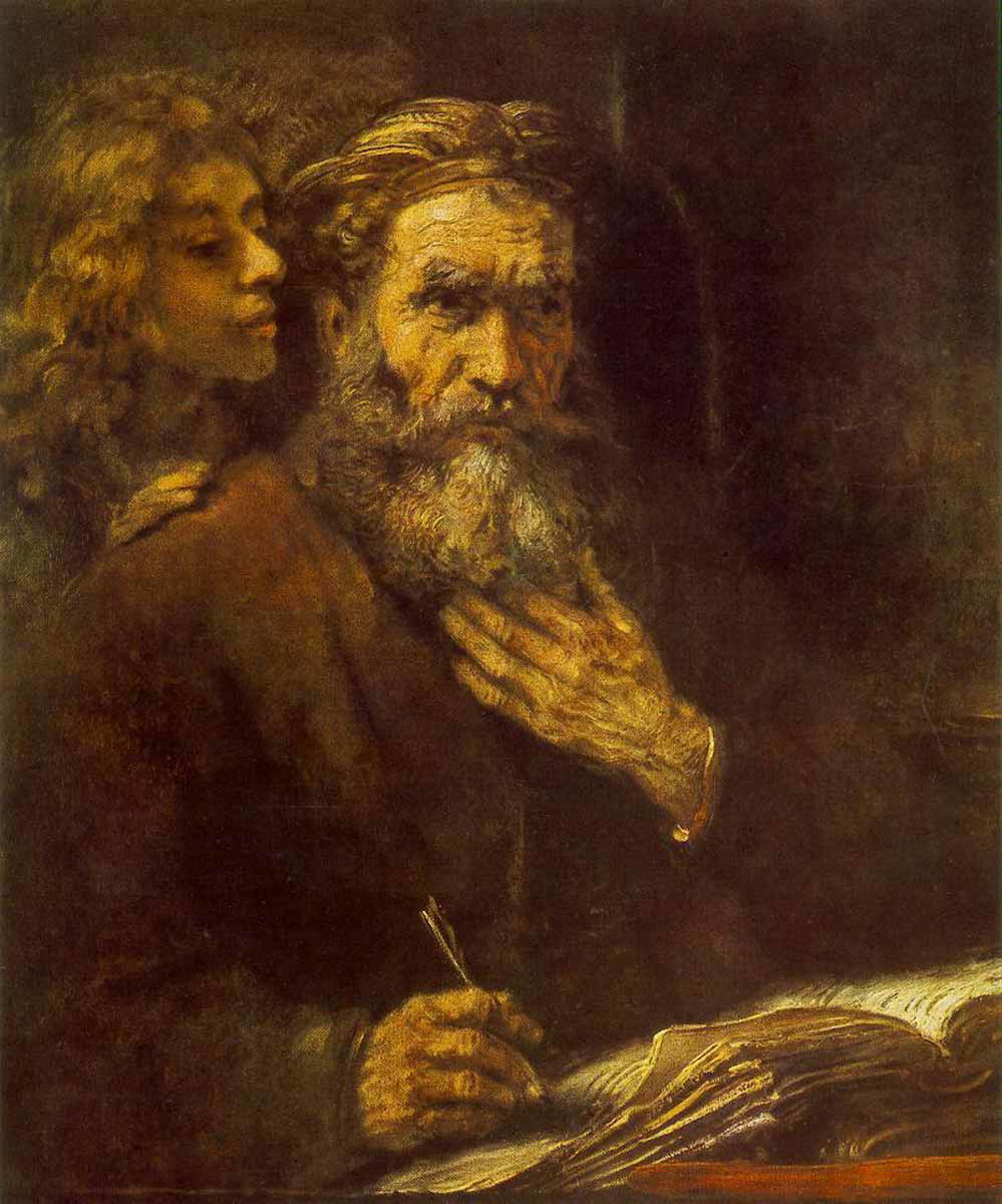 rembrandt matthew and the angel