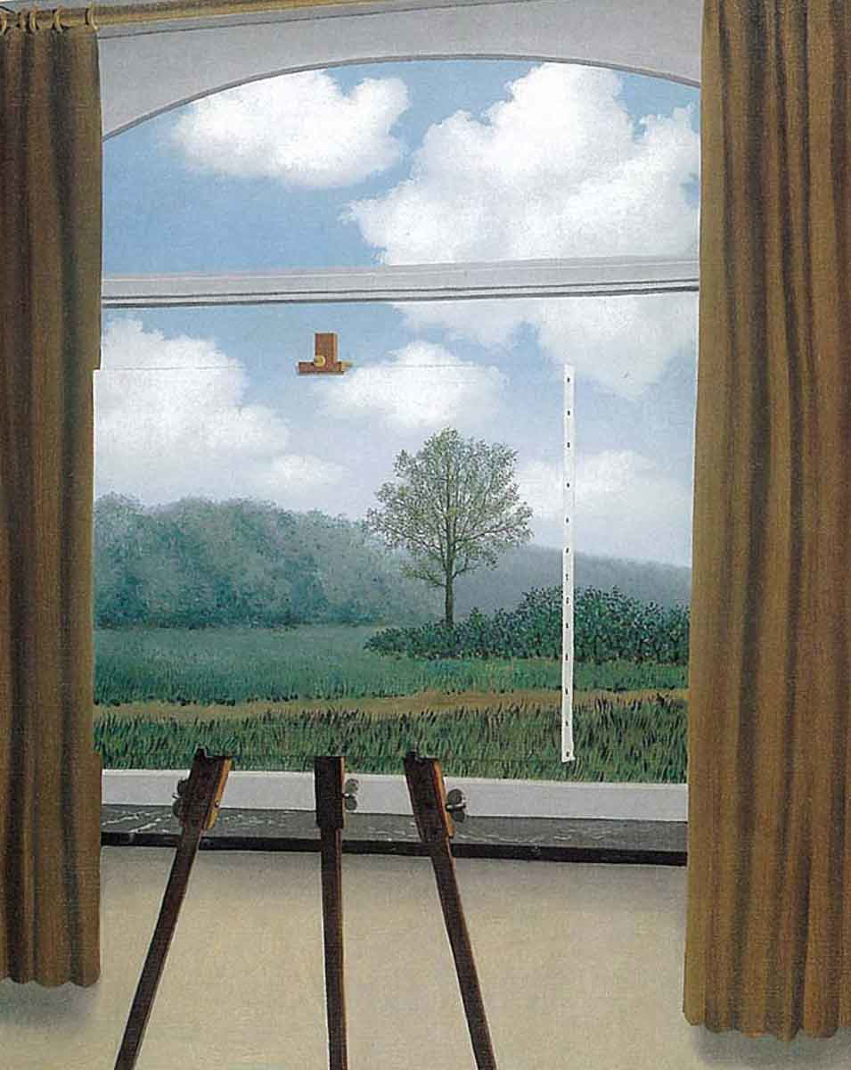 rené magritte human condition painting