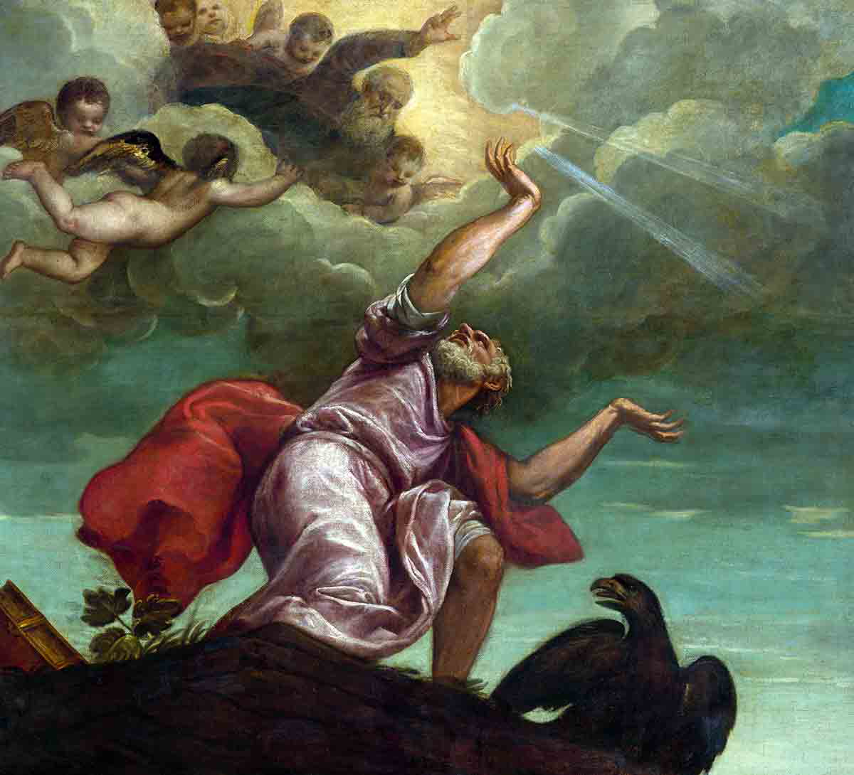 saint john on patmos titian