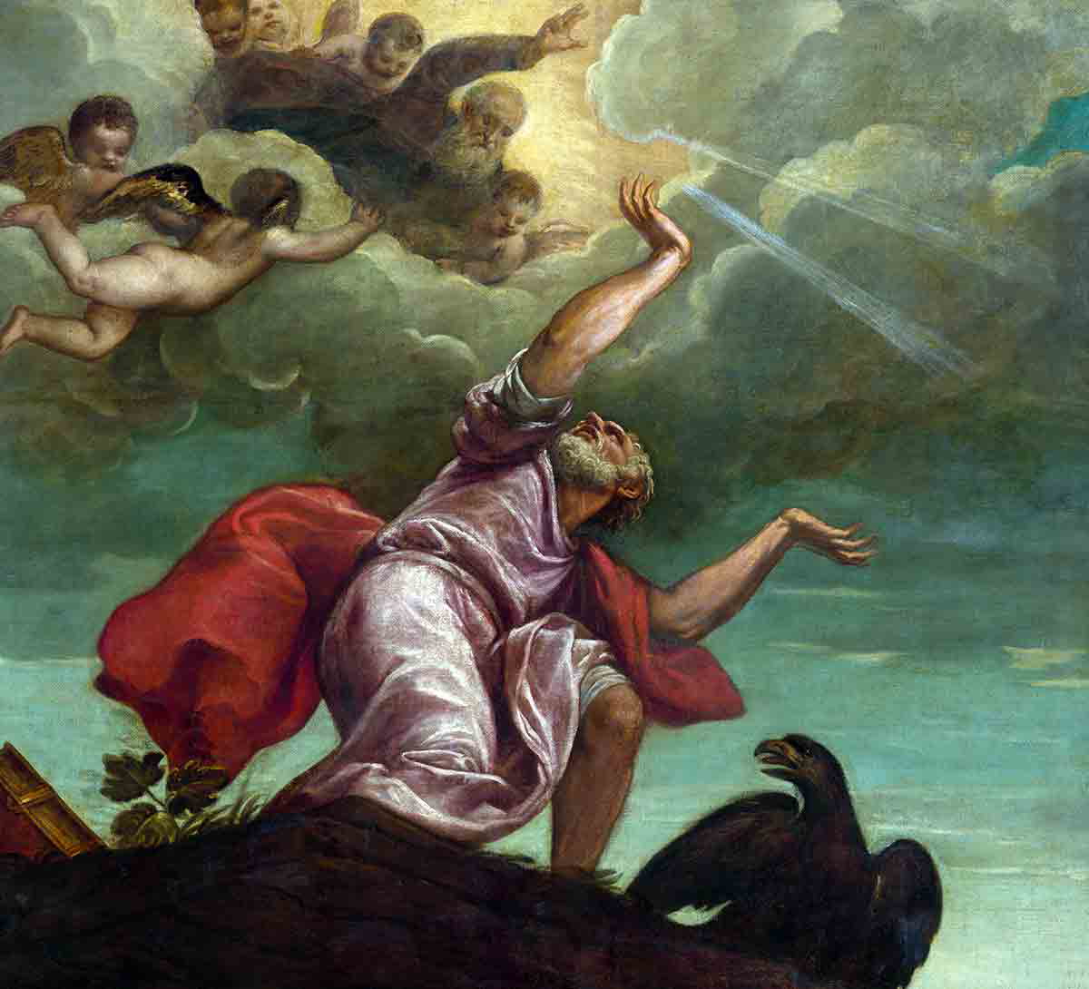 saint john on patmos titian