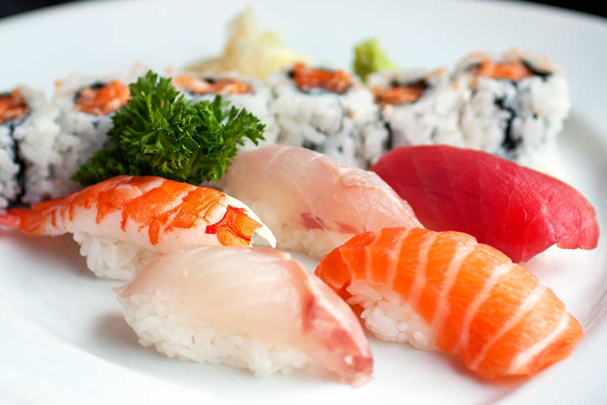 salmon sushi mainstay japanese cuisine popular 2014