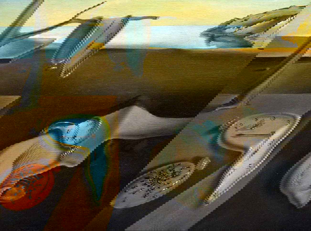 salvador dali persistence of memory painting