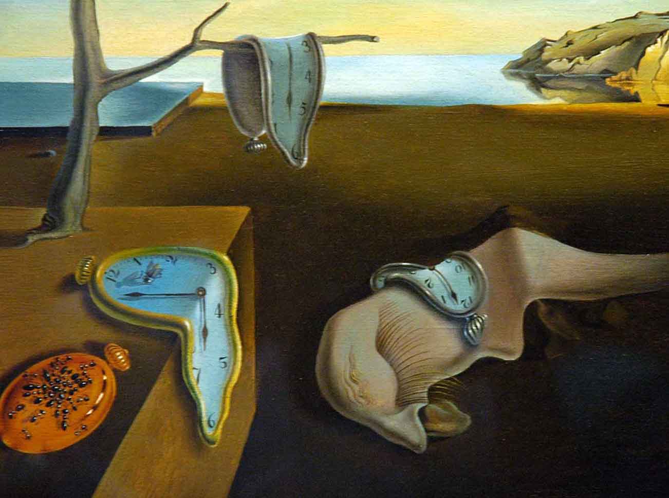 salvador dali persistence of memory painting