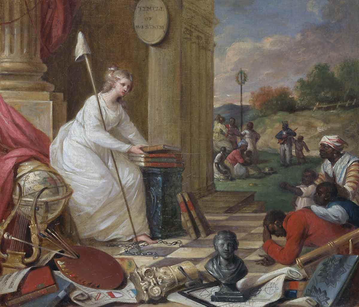 samuel jennings study for liberty painting