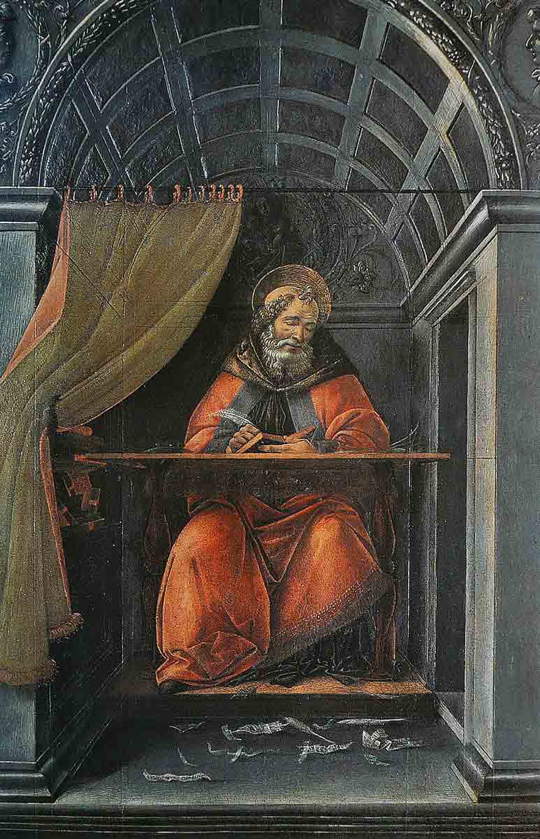 sandro botticelli saint augustine painting