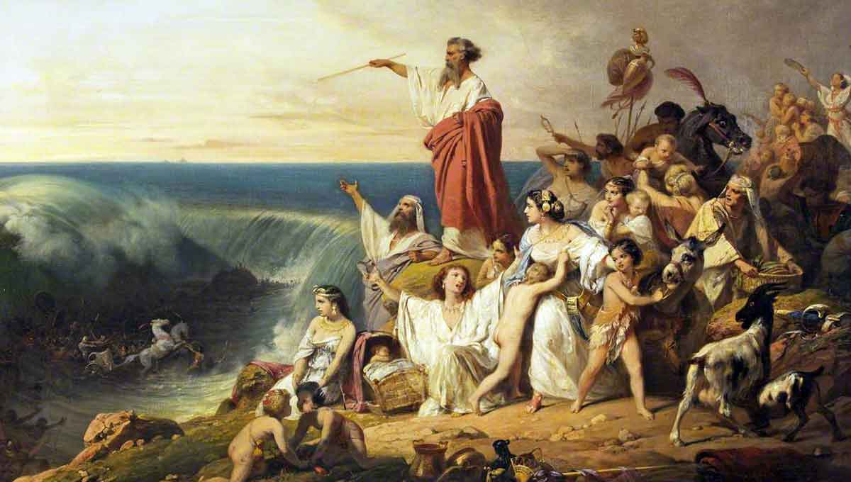 schopin children of israel crossing red sea painting