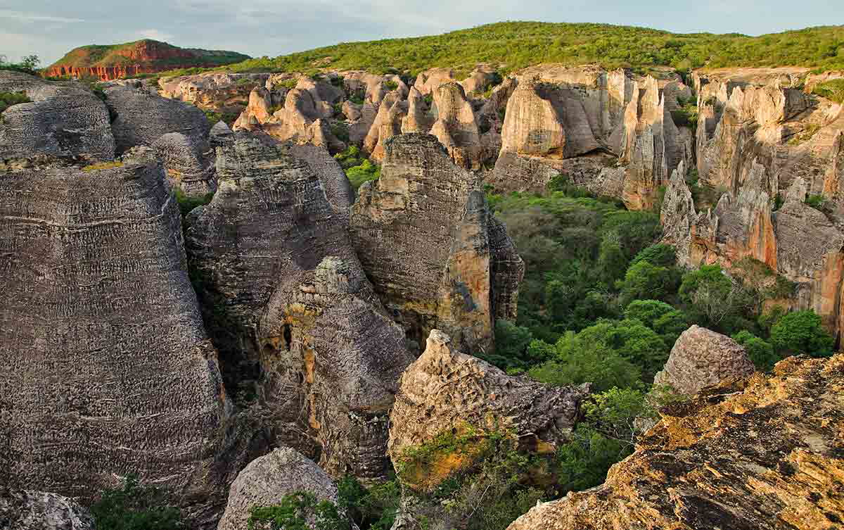serra da capivara brazil panoramic view