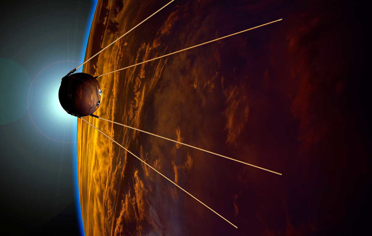 shuttle mir program sputnik satellite