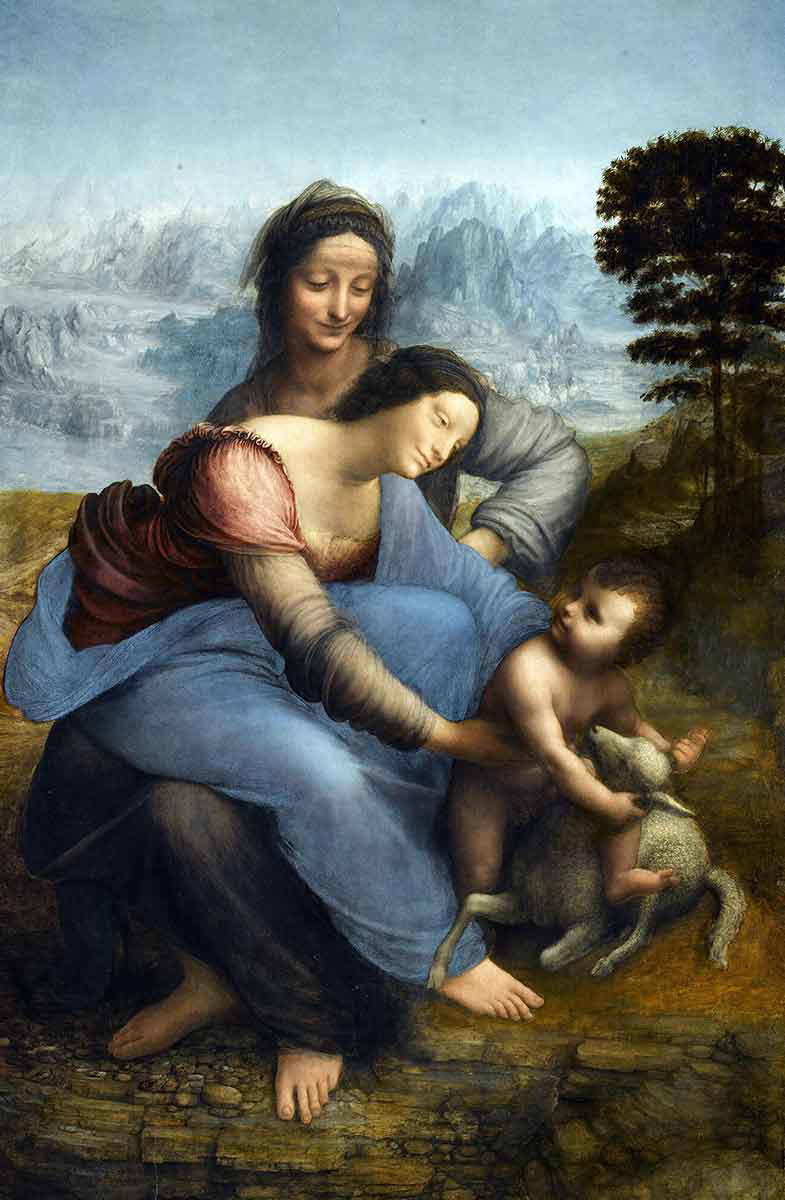 sigmund freud leonardo anne painting
