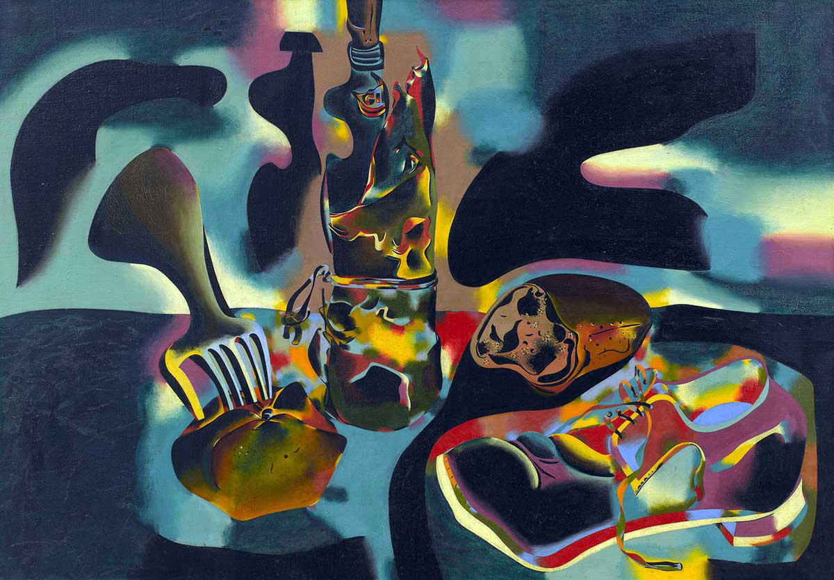 surrealism miro shoe painting