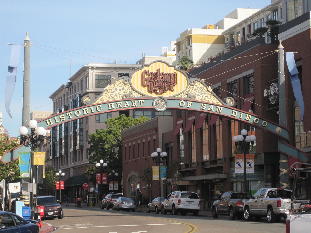 the gaslamp quarter san diego california