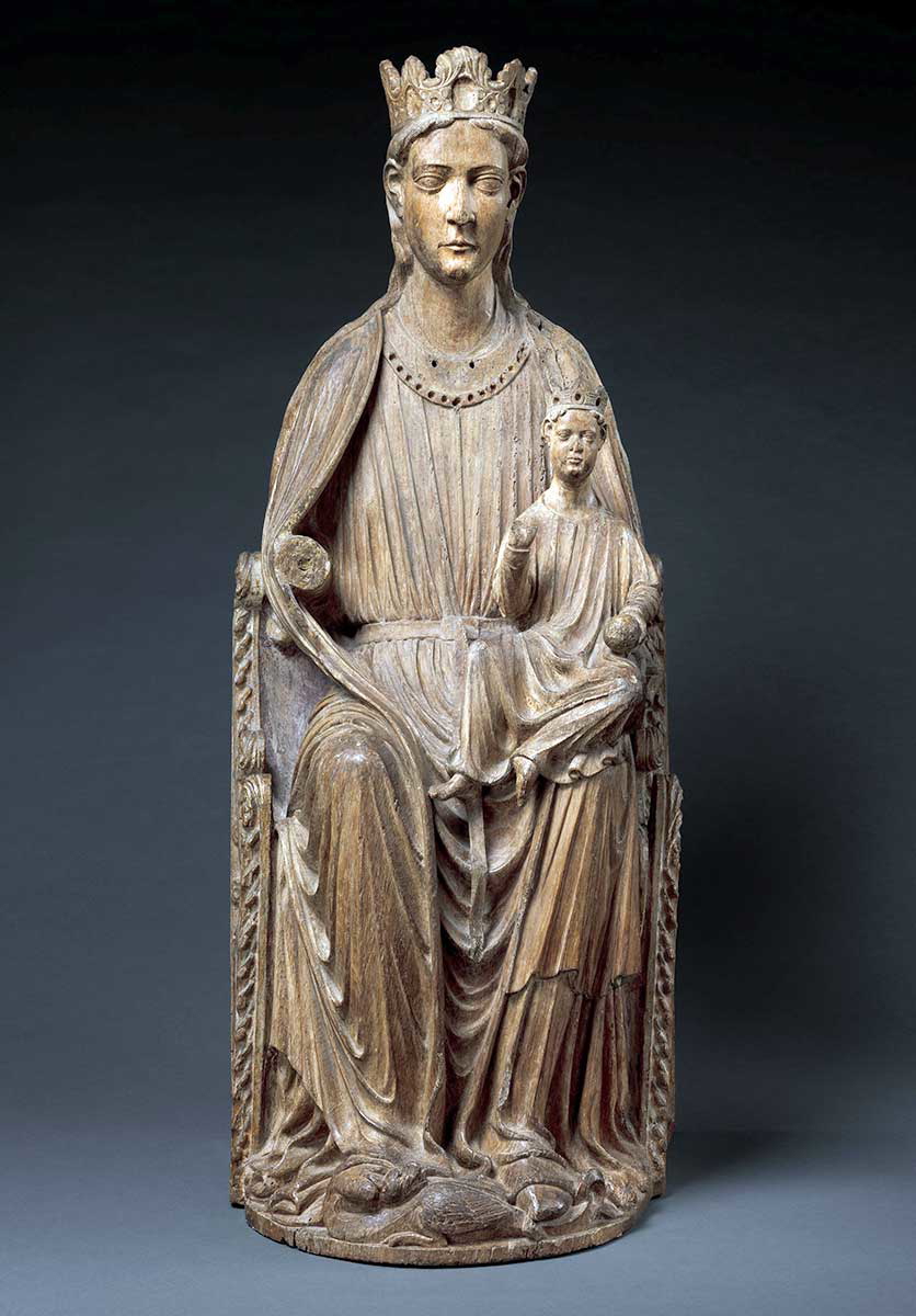 the virgin enthroned holy spirit