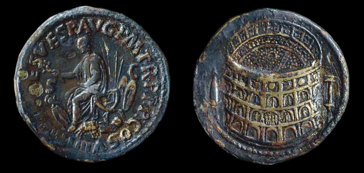 titus coin bm colosseum