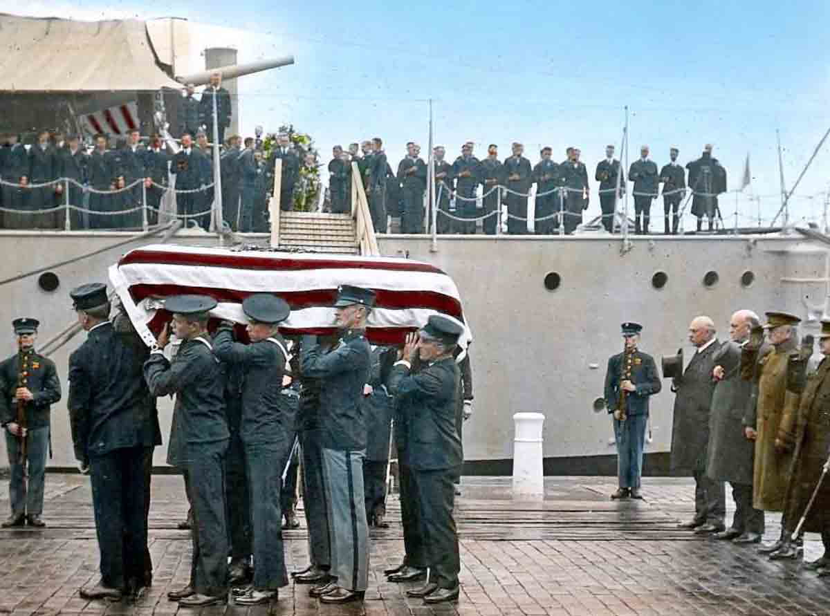 unknown soldier wwi arrives
