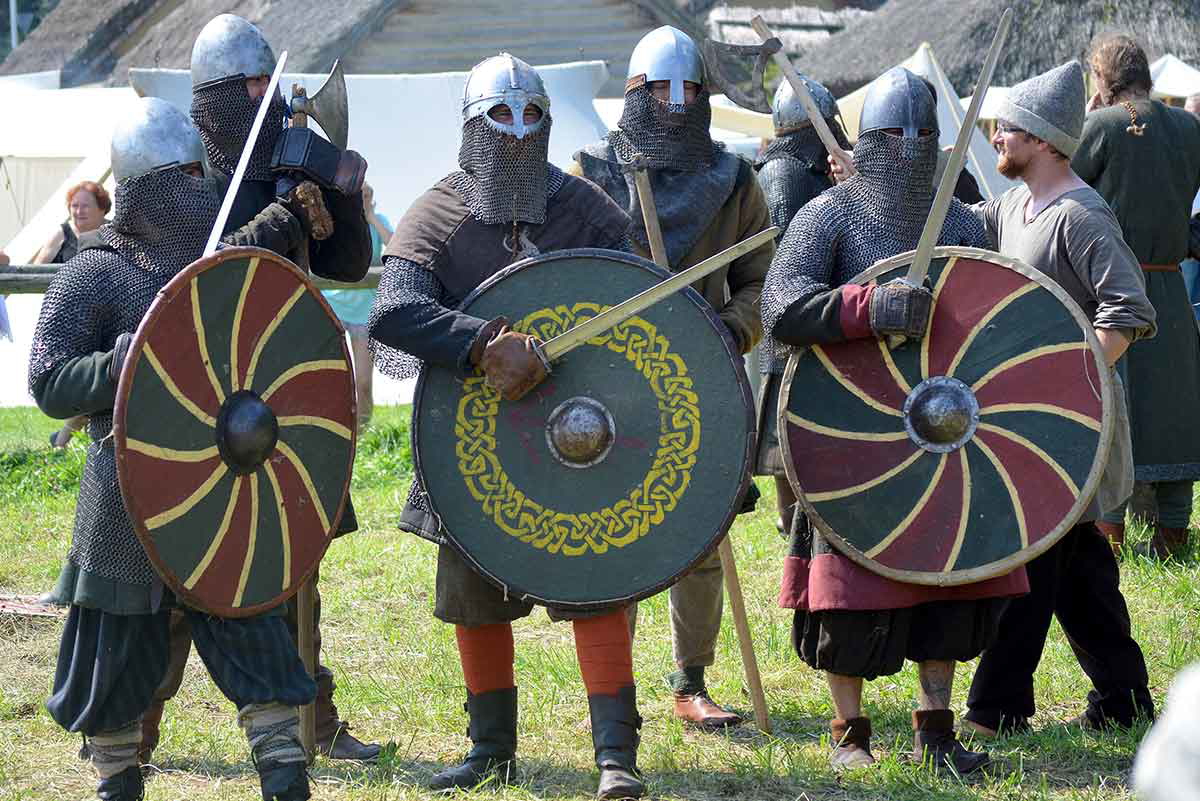 viking raiders reenactors bjorn ironside