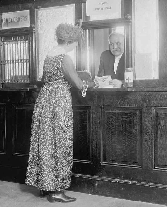 vintage post office photograph