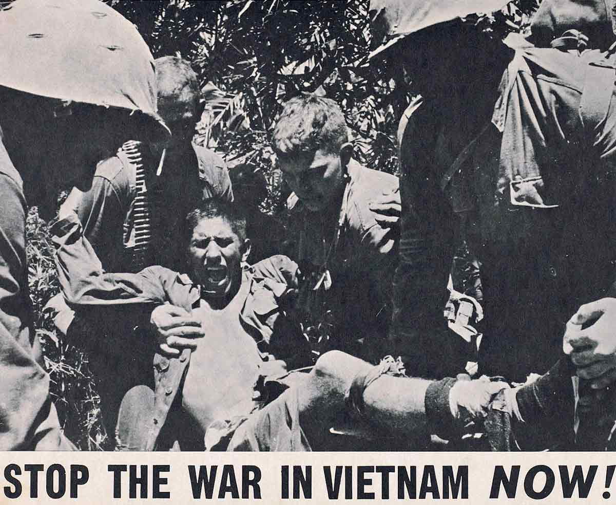 zill anne stop vietnam war poster