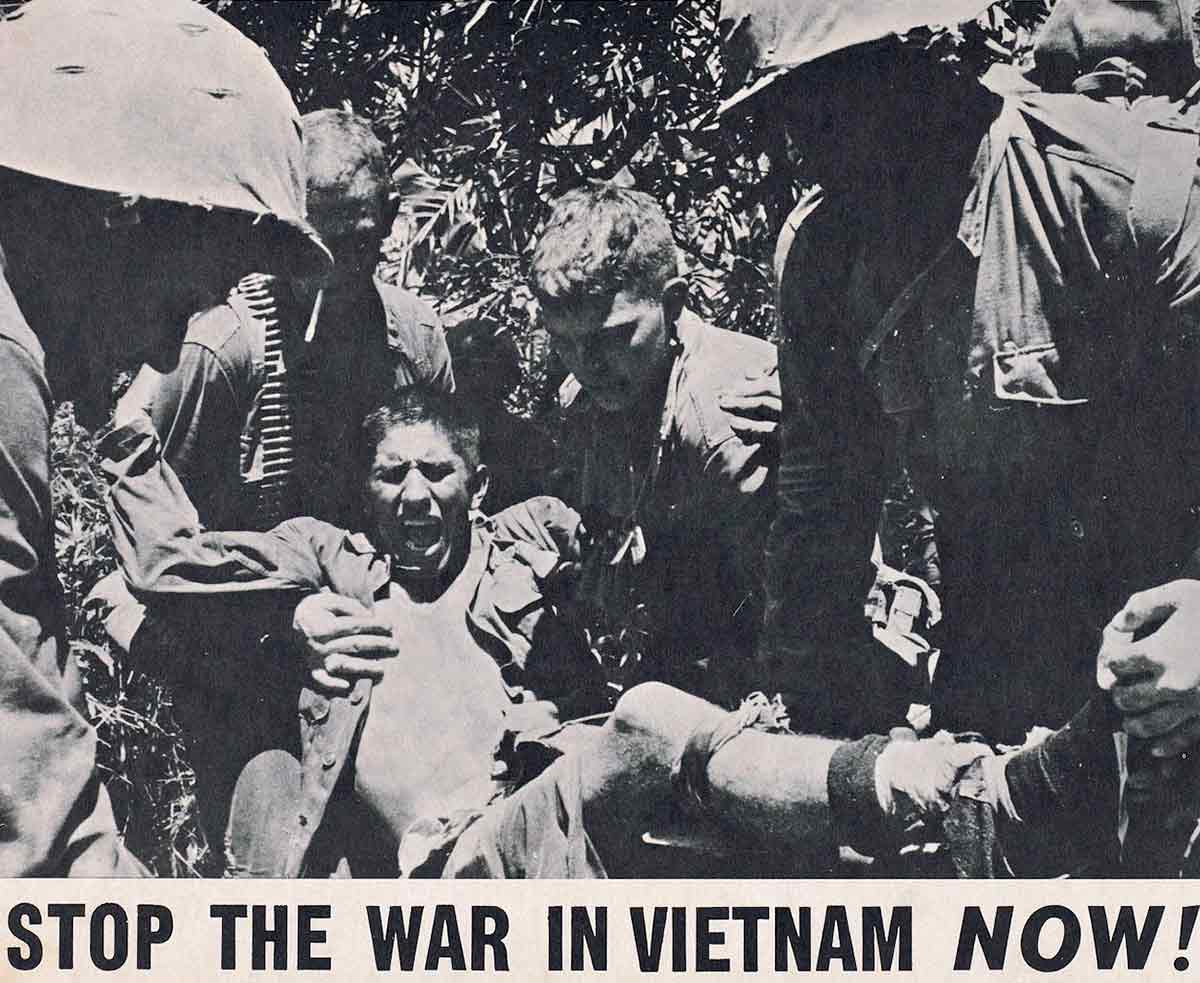 zill anne stop vietnam war poster