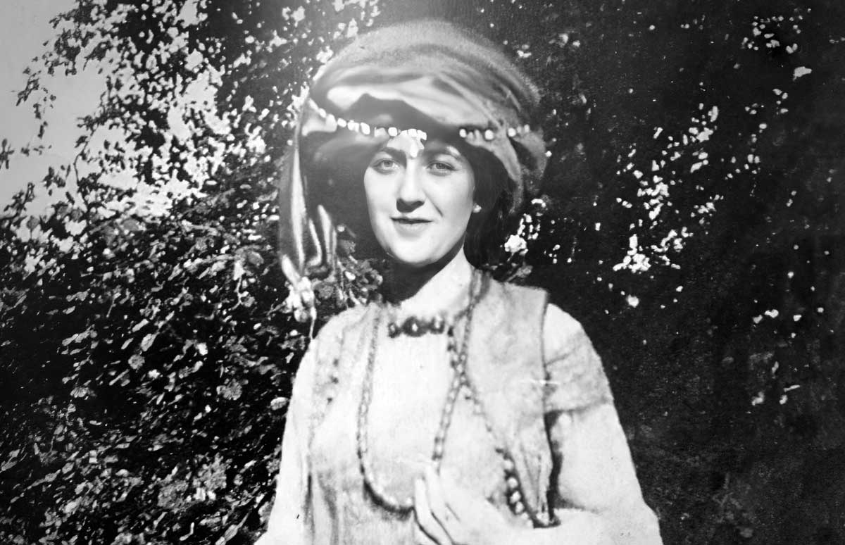 Agatha Christie in a play at Cockington Court