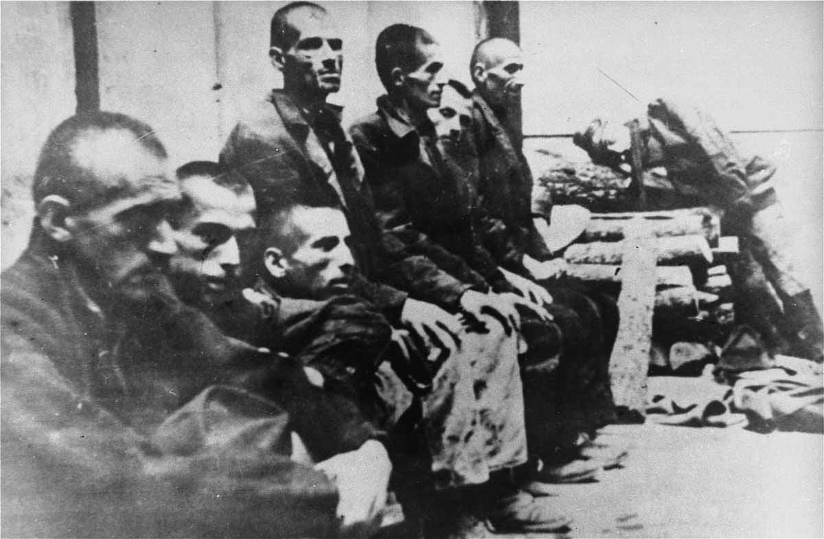 Serb Prisoners at Jasenovac
