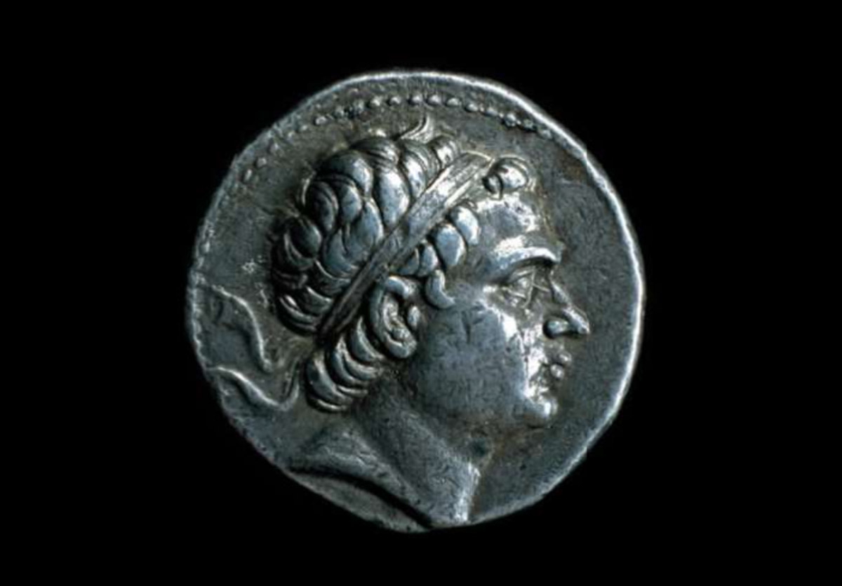Silver Antiochus coin Syria British Museum